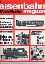 Eisenbahn Modellbahn magazin 12 Dez.1974 Tipps f.Fahrzeugbastler Bauanleitungen