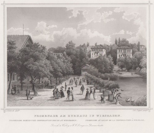 Wiesbaden promenade original - promenade,