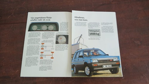 Autoprospekt toyota tercel - toyota, aus