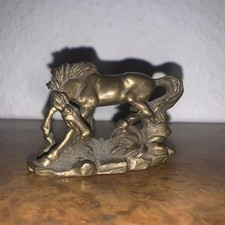 Kleine alte Bronze Pferd