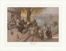 Wirtshaus Abend an der Mosel