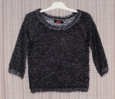 Pullover  Größe L Schwarz-Weiß meliert  Kuschelweich