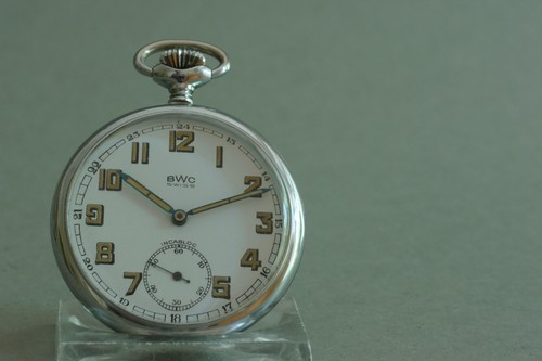 Bwc taschenuhr läuft wohl - bwc,