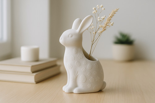 Easter bunny dekovase - easter,