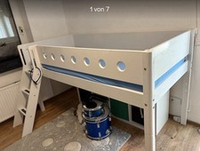 Flexa halbhochbett weiß - halbhochbett,