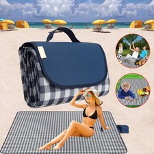 Picknickdecke Stranddecke Campingdecke Strandmatte Wasserdicht Picnic Blanket DE