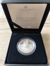 1 Oz Silbermünze Lion of England PP/ Aufl. 6000 St. in Orig.-Box/Zert.