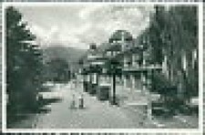 Ansichtskarte meran promenade - ansichtskarte,