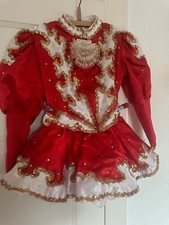 Solo Gardekostüm wählbar Gr. 126 134 146 Tanzmariechen Gardeuniform stretch