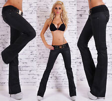 Damen Bootcut Jeans Hose