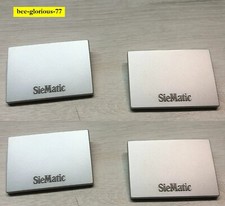 4x SieMatic Abdeckkappe Silber