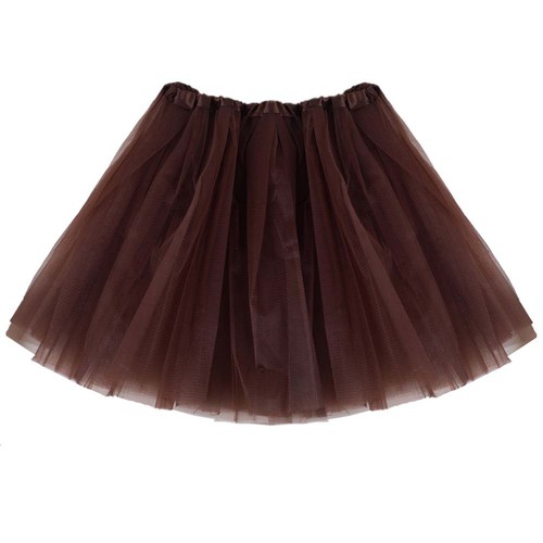 Tutu 40cm brauntüllrock rock - tutu,