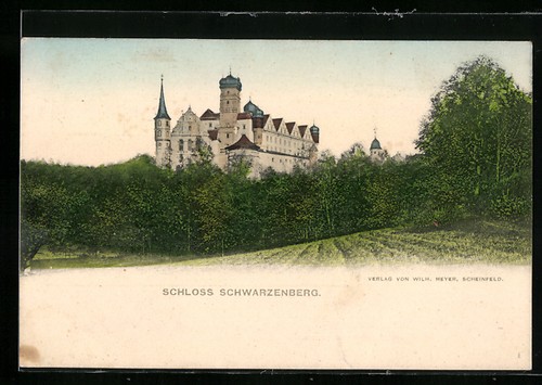 Ansichtskarte scheinfeld - ansichtskarte,