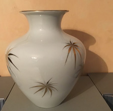 Heinrich & Co. dickbauchige Vase handgemalt Chiemsee