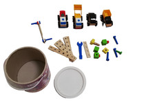 LILLABO 4 Fahrzeuge Auto Holz