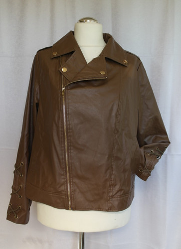 Kunstleder jacke 40 - kunstleder, gr.