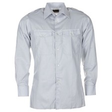 ÖBH Diensthemd blau Österreichisches Bundesheer Uniform Armee Hemd Shirt origina