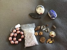 Bastelschmuck Kette Rosenquarz…Allerlei