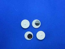 4 Wackelaugen zum Annähen mit