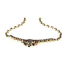 Granat Collier 333er Gold 42