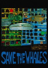 Kunstkarte Hundertwasser "SAVE