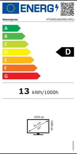 Hannspree ht240cua full led - ht240cua, hd