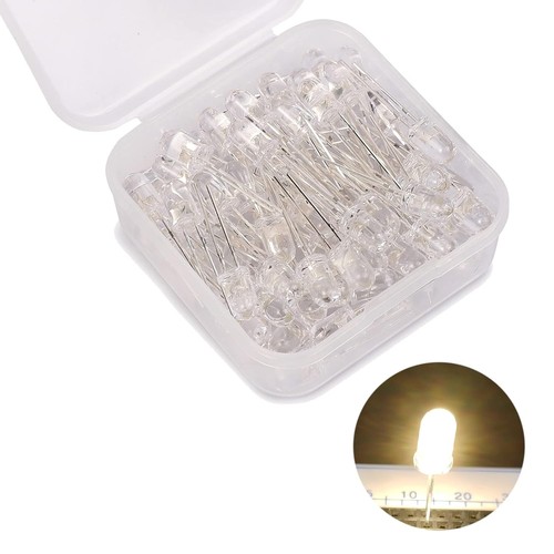 Led warmweiß 80 stück - mm,