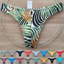 Herren String -uni/gemustert -