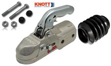 KNOTT K35-C bis 3500kg Kugelkupplung Ø60mm rund 2x M14 Schraubensatz FALTENBALG