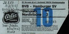 2657 Ticket BL 83/84 Borussia