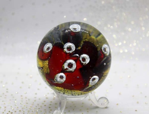 Glaskunst paperweight - glaskunst,