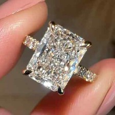 4,15 TCW strahlender Moissanit