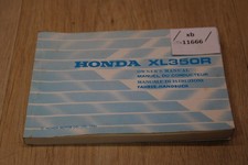 Honda XL350R Fahrer-Handbuch