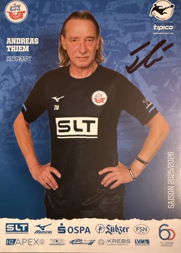 Autogrammkarte zeugwart - autogrammkarte,