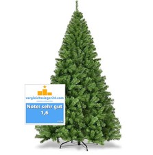 180 cm Künstlicher Weihnachtsbaum Tannenbaum grün täuschend echt (PREMIUM)