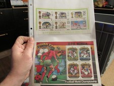 90736/ FUSSBALL ** MNH  KOREA BLÖCKE 3 Stück geschnitten und gezähnt