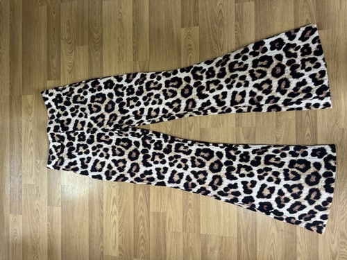 Leoparden stoffhose damen - stoffhose,,