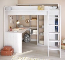 Hochbett Kiefer hell