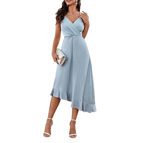 Elegantes midikleid mit - elegantes,
