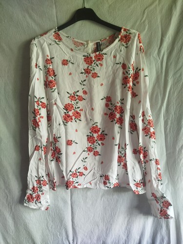 Rosenbluse 40 hinten - rosenbluse,