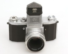 KW Dresden Praktica mit Carl Zeiss Jena Tessar 2,8/50 mm