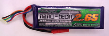 Turnigy Nano-Tech 2,65 2650mah 6S 45~90C 22,2V Lipo guter Zustand keine Schwellungen