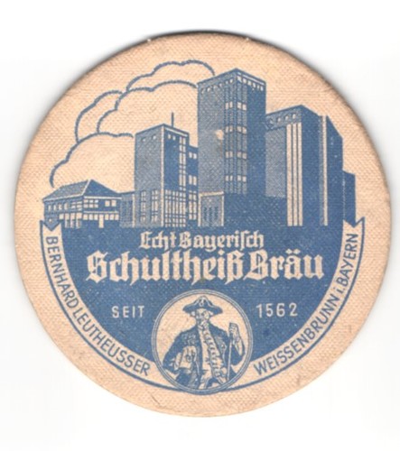 Bierdeckel weissenbrunn - bierdeckel, i