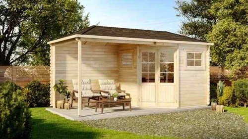 Gartenhaus holzhaus eck aus - , 5-eck