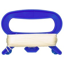 CIM Drachenschnur 80m 25daN Drachen Handgriff Polyester geflochten Flugschnur