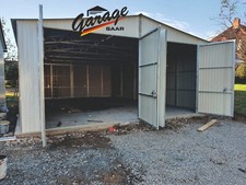 Blechhalle - Lagerhalle - Blechgarage 8x8m - Starke Konstruktion - Antitropf NEU