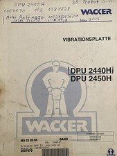 #26-40 Wacker DPU 2440 2450 H Ersatzteilliste parts list