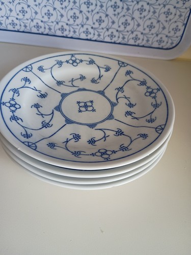 Indisch blau dessertteller - dessertteller, 4