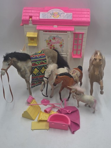 Barbie pferdestall - pferdestall, &