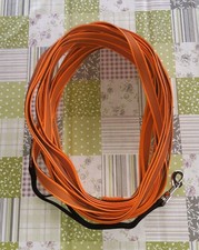 Gummiert Flex Leine Hundeleine 15 Meter, Schleppleine AntiSlip ohne Schlaufe